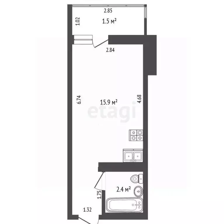 Студия Татарстан, Набережные Челны ул. Авангардная, 41 (18.3 м) - Фото 2