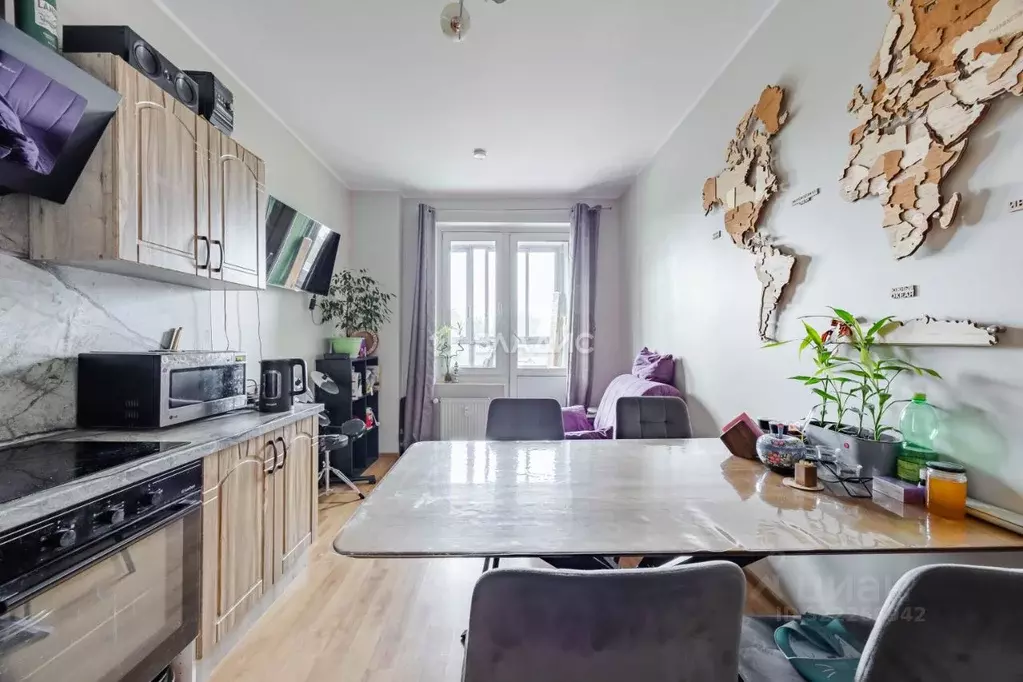 2-к кв. Ленинградская область, Мурино Всеволожский район, пл. ... - Фото 0