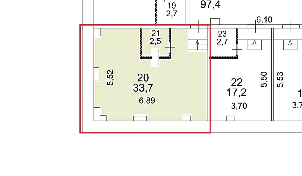 Помещение свободного назначения в Москва Окружной проезд, 16 (36 м) - Фото 2