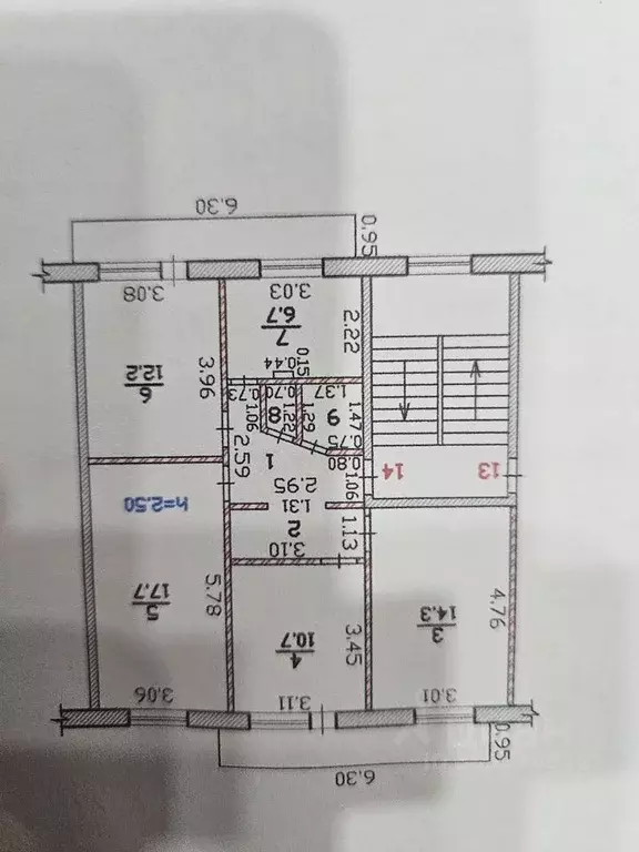 4-к кв. Хакасия, Абакан ул. Вяткина, 49 (72.0 м) - Фото 0