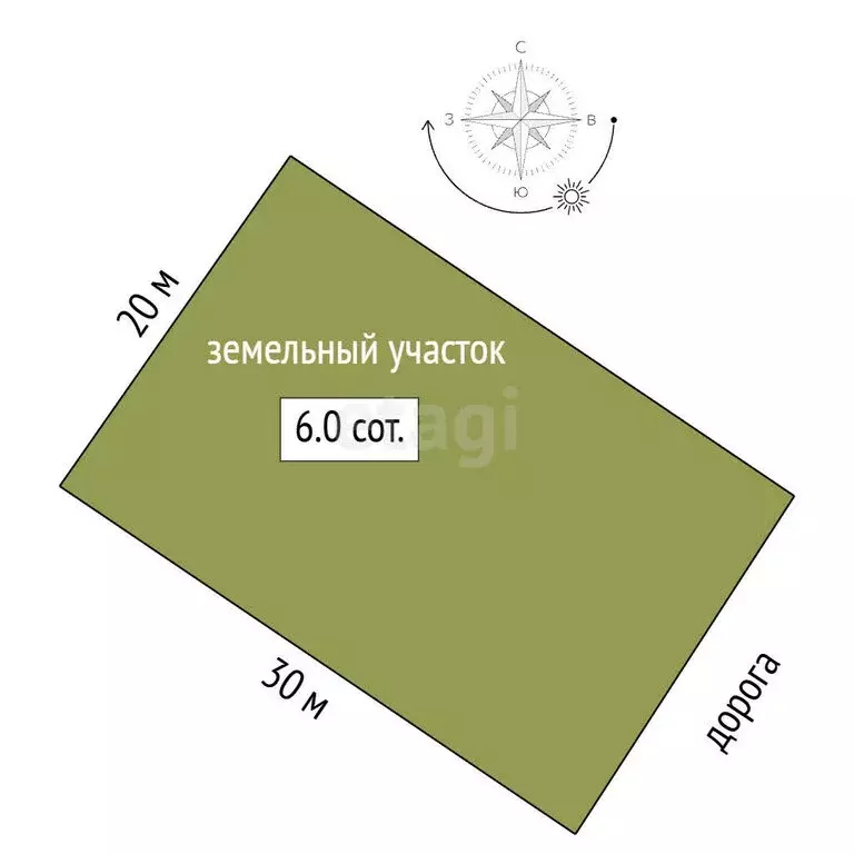 Участок в Кабардино-Балкарская Республика, Майский (6.03 м) - Фото 1