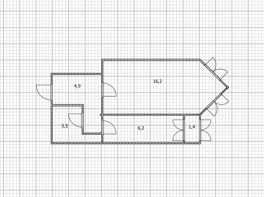 1-к кв. Башкортостан, Уфа Бакалинская ул., 21 (30.8 м) - Фото 2