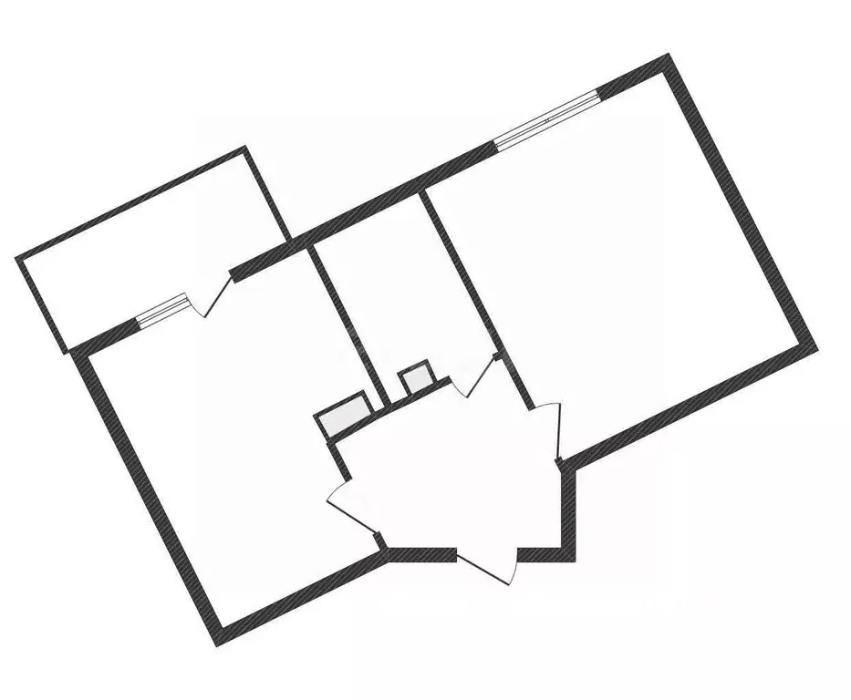 1-к кв. Курская область, Курск ул. Гайдара, 26 (44.3 м) - Фото 2