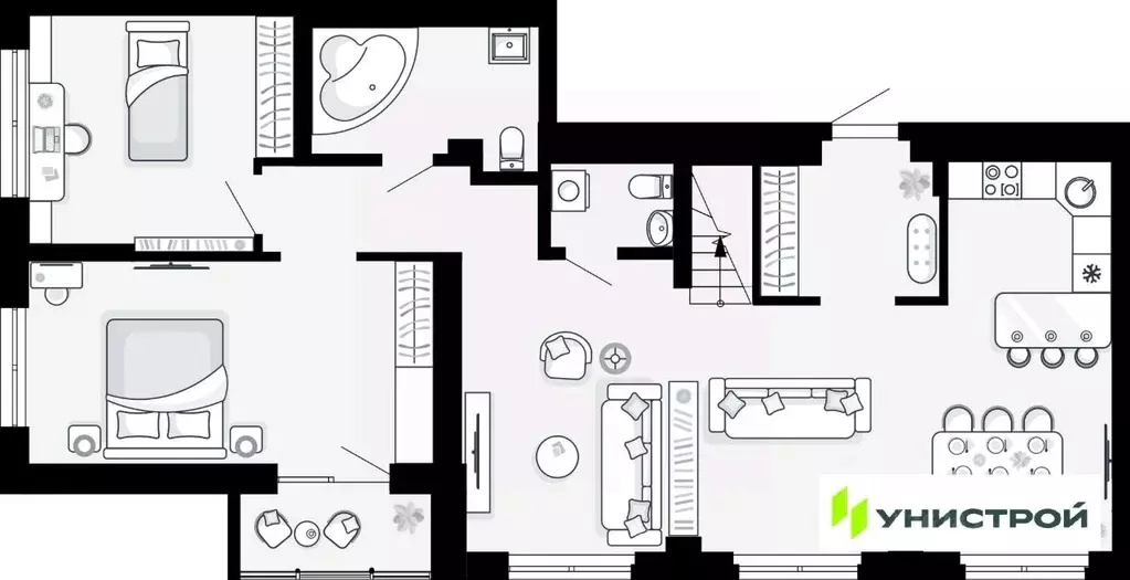 3-к кв. Свердловская область, Екатеринбург ул. Походная, 14 (121.16 м) - Фото 1