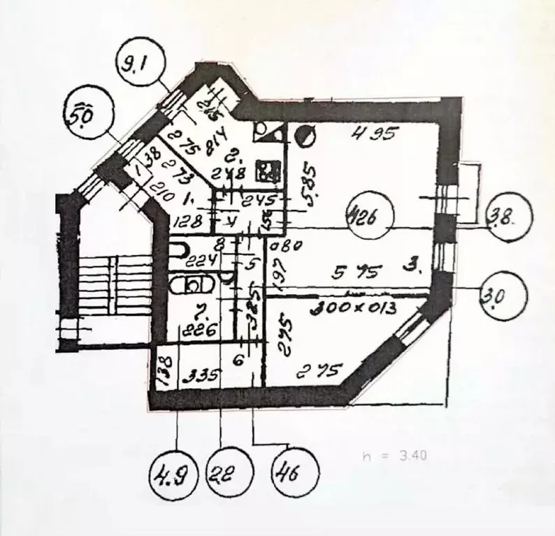 2-к кв. Санкт-Петербург Гороховая ул., 46 (75.2 м) - Фото 1