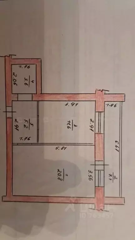 1-к кв. Татарстан, Казань ул. Братьев Касимовых, 6А (44.7 м) - Фото 2