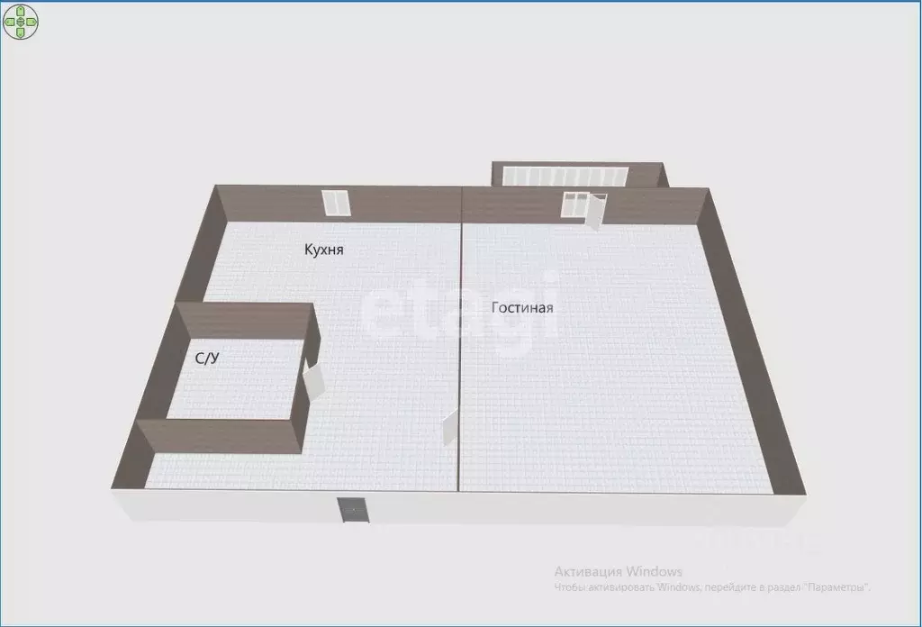 1-к кв. Сахалинская область, Анива Октябрьская ул., 24 (30.5 м) - Фото 2