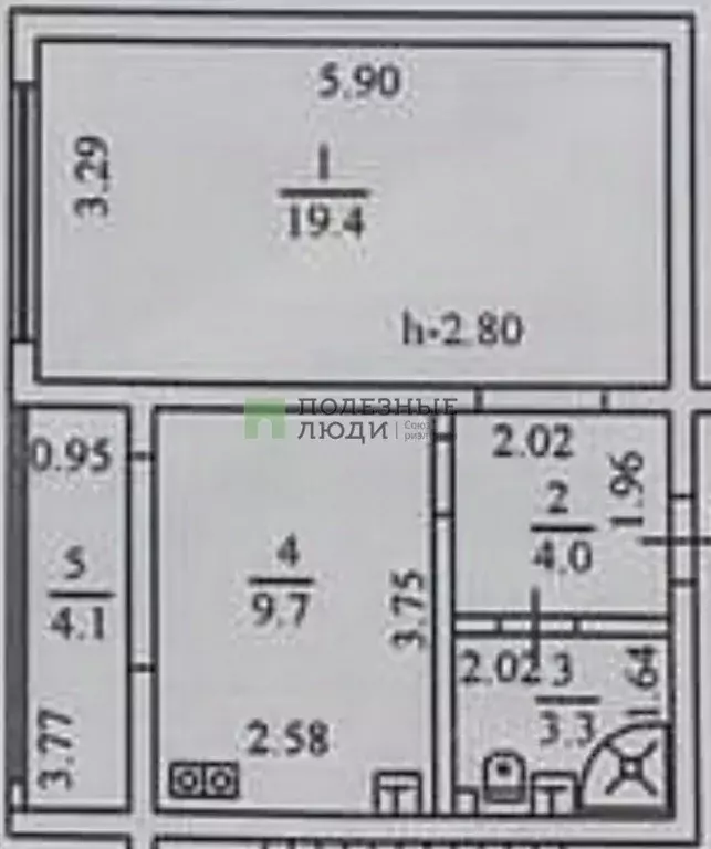 1-к кв. Краснодарский край, Новороссийск ул. Екатерининская, 18 (40.5 ... - Фото 1
