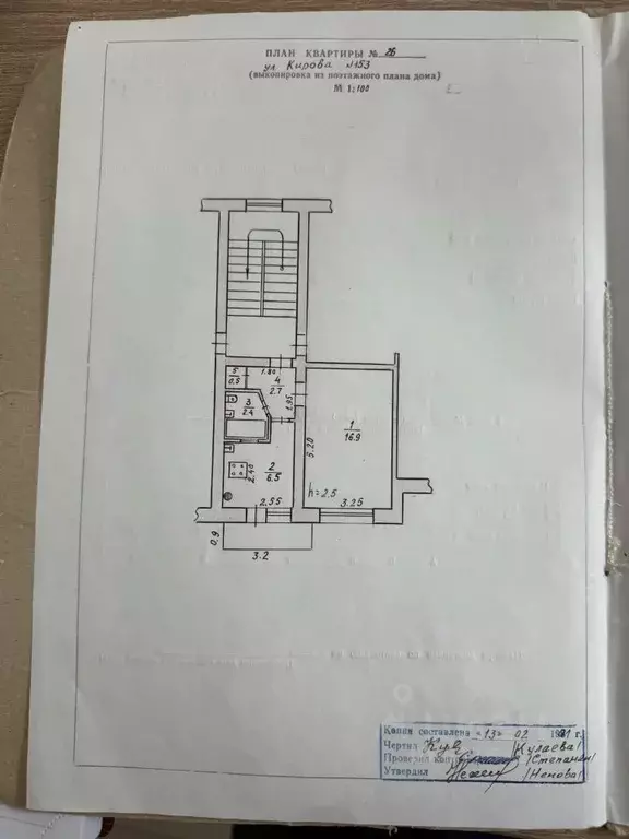1-к кв. Северная Осетия, Моздок ул. Кирова, 153 (29.9 м) - Фото 2
