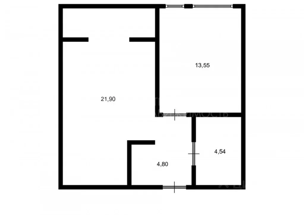 1-к кв. Тюменская область, Тюмень ул. Алматинская, 4 (33.7 м) - Фото 1