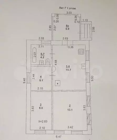 Дом 54 м на участке 2 сот. - Фото 0