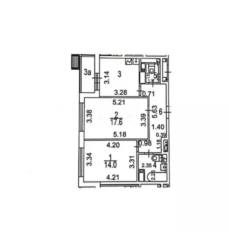 2-к кв. Москва Ферганский проезд, 14к1 (57.3 м) - Фото 2