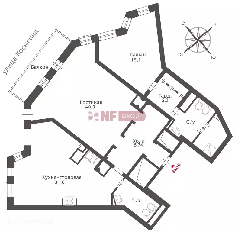 Продаётся 2-к квартира, 123 м - Фото 1