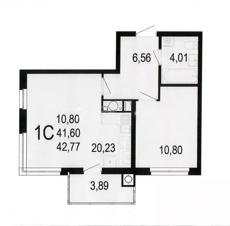 1-к кв. Рязанская область, Рязанский муниципальный округ, с. Дядьково ... - Фото 2