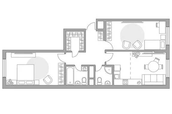 2-комнатная квартира: Балашиха, микрорайон Алексеевская Роща, жилой ... - Фото 1