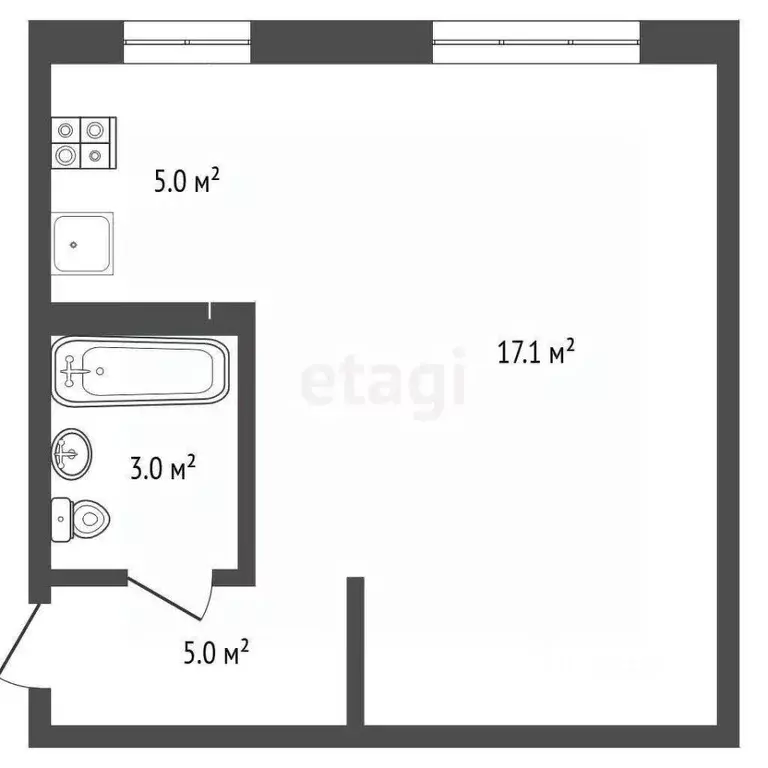 Офис в Кемеровская область, Березовский Комсомольский бул., 1 (30 м) - Фото 2