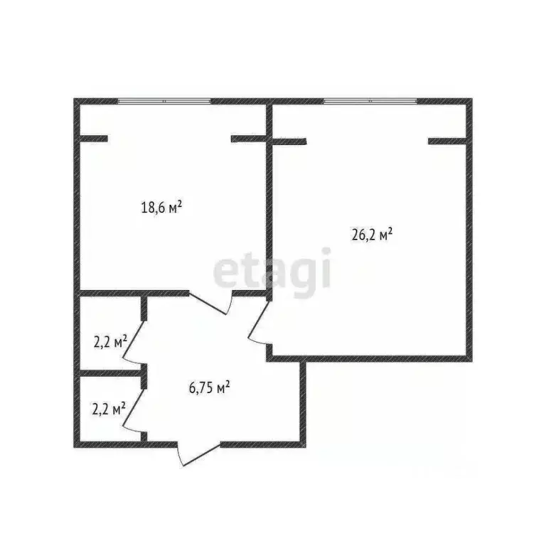 1-к кв. Дагестан, Каспийск ул. М. Халилова, 3А (55.8 м) - Фото 1