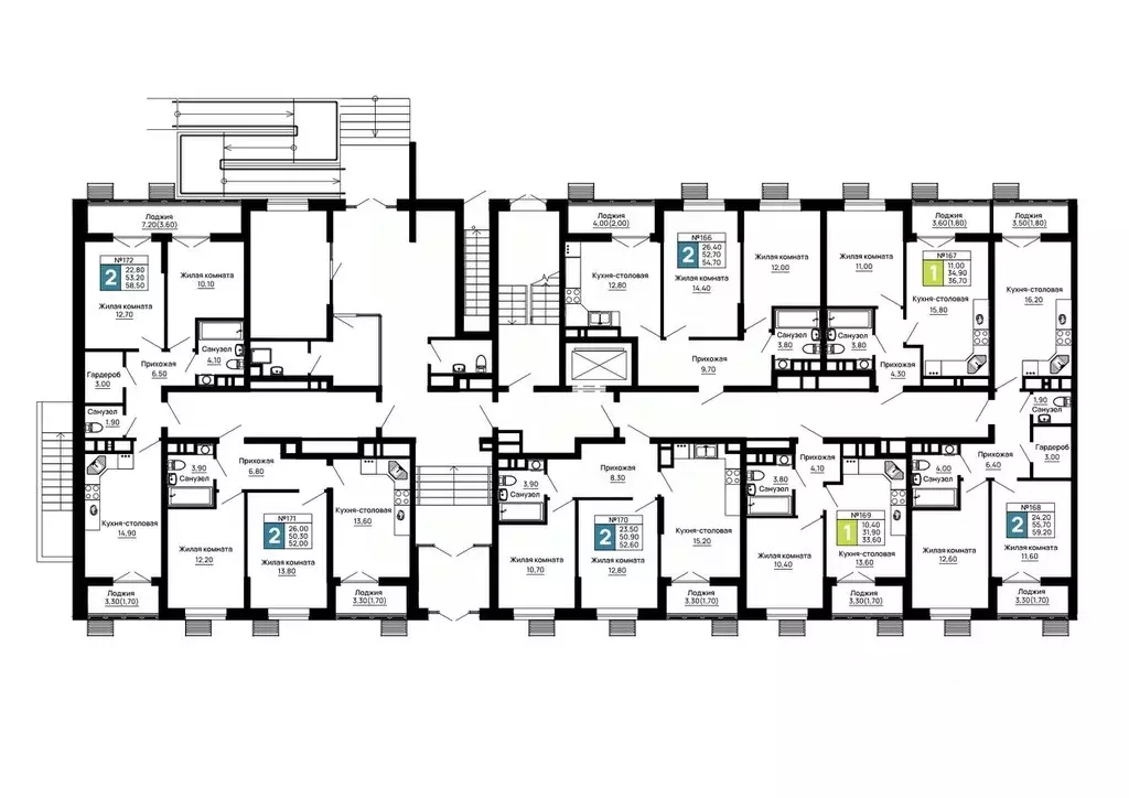 1-к кв. Адыгея, Тахтамукайский район, Яблоновский пгт  (33.6 м) - Фото 2