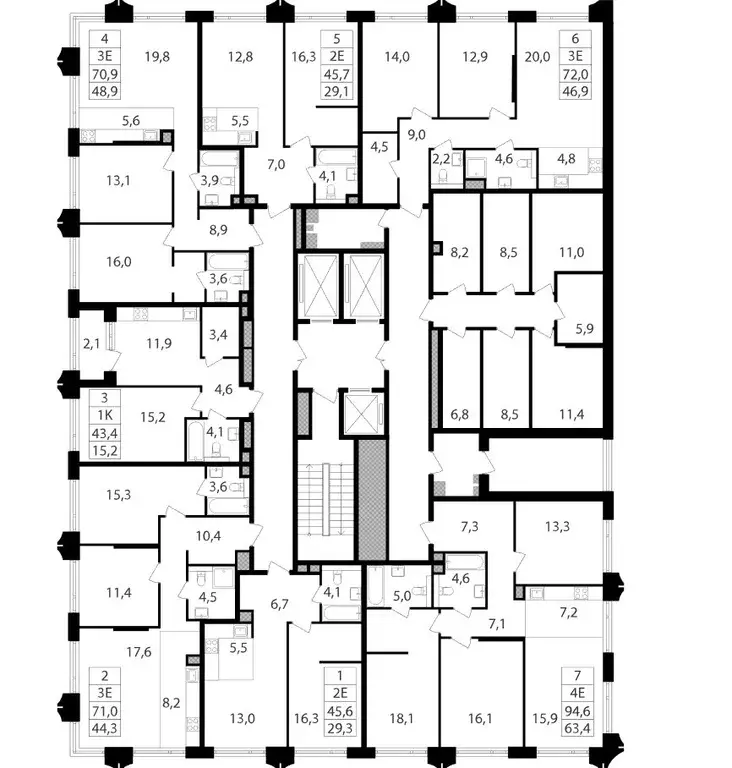 1-к кв. Москва Петровский Парк 2 жилой комплекс (45.7 м) - Фото 1
