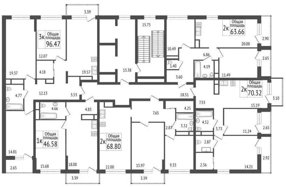 3-к кв. Тюменская область, Тюмень ул. Разведчика Кузнецова, 7 (93.45 ... - Фото 1