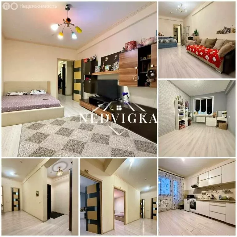 3-комнатная квартира: Мирный, проезд Строителей, 2 (81.5 м) - Фото 1