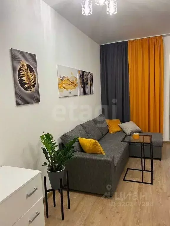 Студия Санкт-Петербург ул. Плесецкая, 2 (28.0 м) - Фото 1