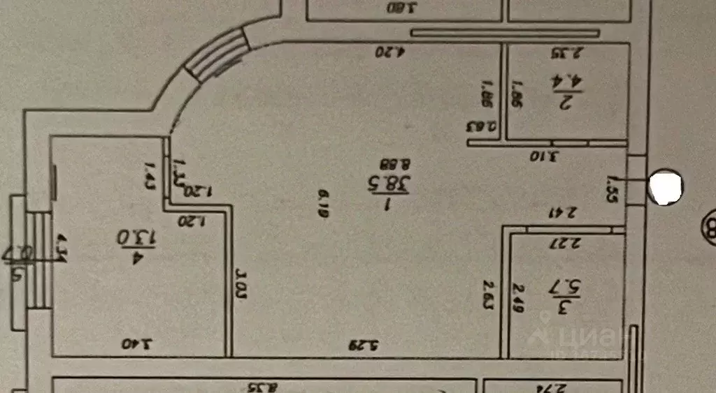 2-к кв. Калининградская область, Светлогорск Калининградский просп., ... - Фото 2