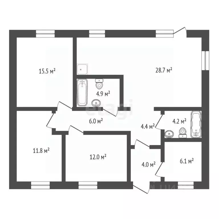 Дом в Новосибирская область, Новосибирский район, Кудряшовский ... - Фото 2