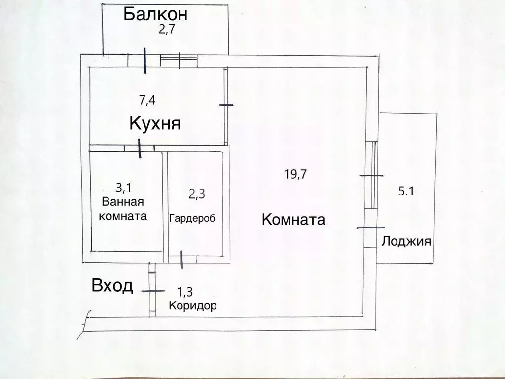 1-к кв. Севастополь ул. Адмирала Фадеева, 33Д (38.8 м) - Фото 2