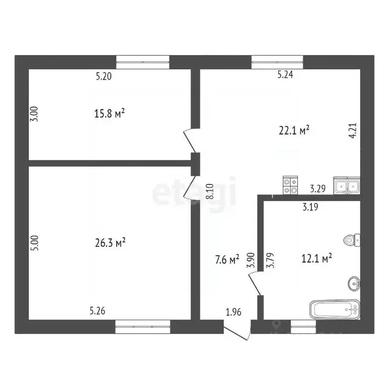 Дом в Тюменская область, Тюменский муниципальный округ, с. Перевалово ... - Фото 2