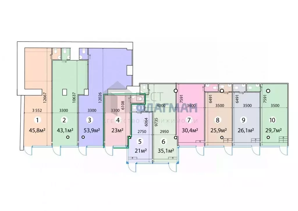 Помещение свободного назначения в Москва ул. Красная Пресня, 12 (23 м) - Фото 1