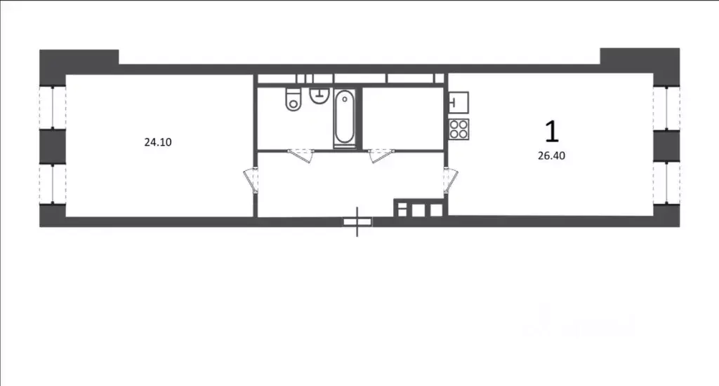 1-к кв. Москва ул. Светланова, 11к2 (70.4 м) - Фото 1