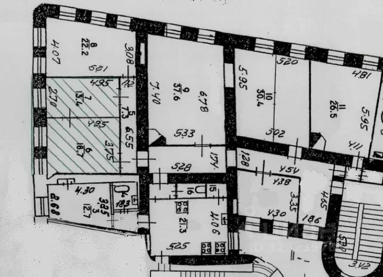 Комната Санкт-Петербург ул. Декабристов, 7 (32.1 м) - Фото 0