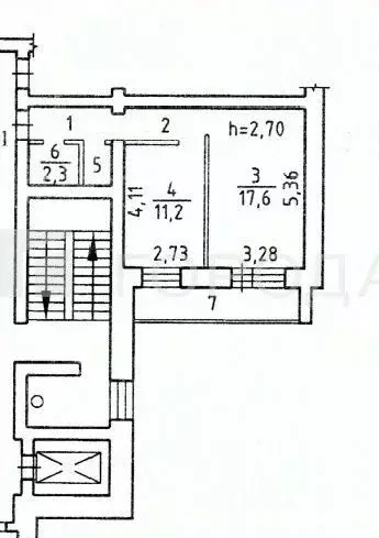 1-к кв. Новосибирская область, Новосибирск Киевская ул., 3/1 (41.6 м) - Фото 1