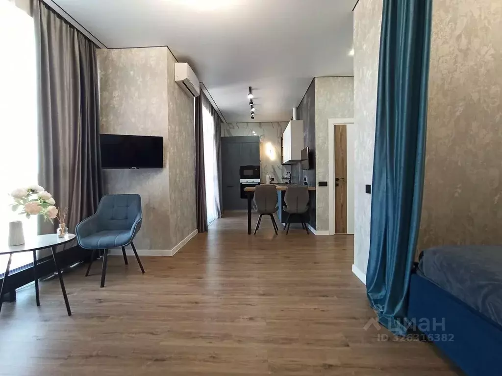 Студия Краснодарский край, Новороссийск ул. Пархоменко, 53 (40.0 м) - Фото 2