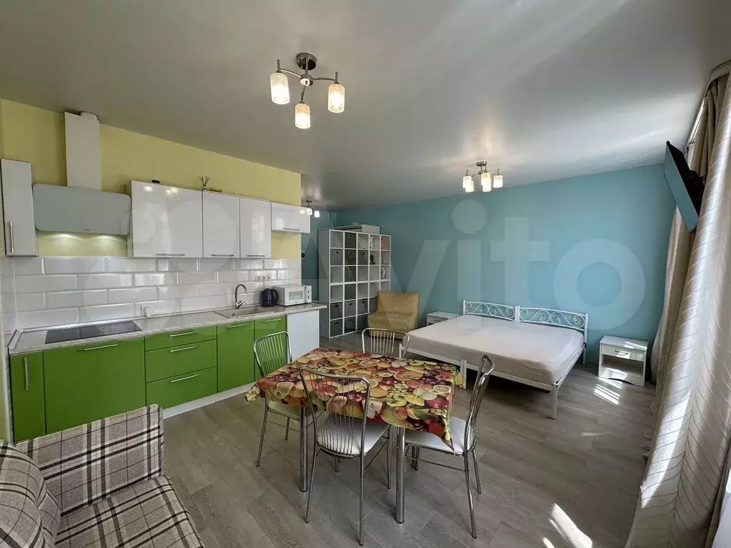 Квартира-студия, 40 м, 1/17 эт. - Фото 1