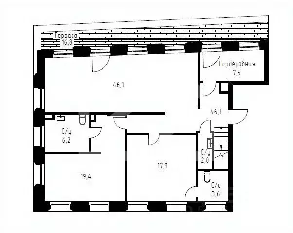 Помещение свободного назначения в Москва Пятницкая ул., 40С1 (121 м) - Фото 2