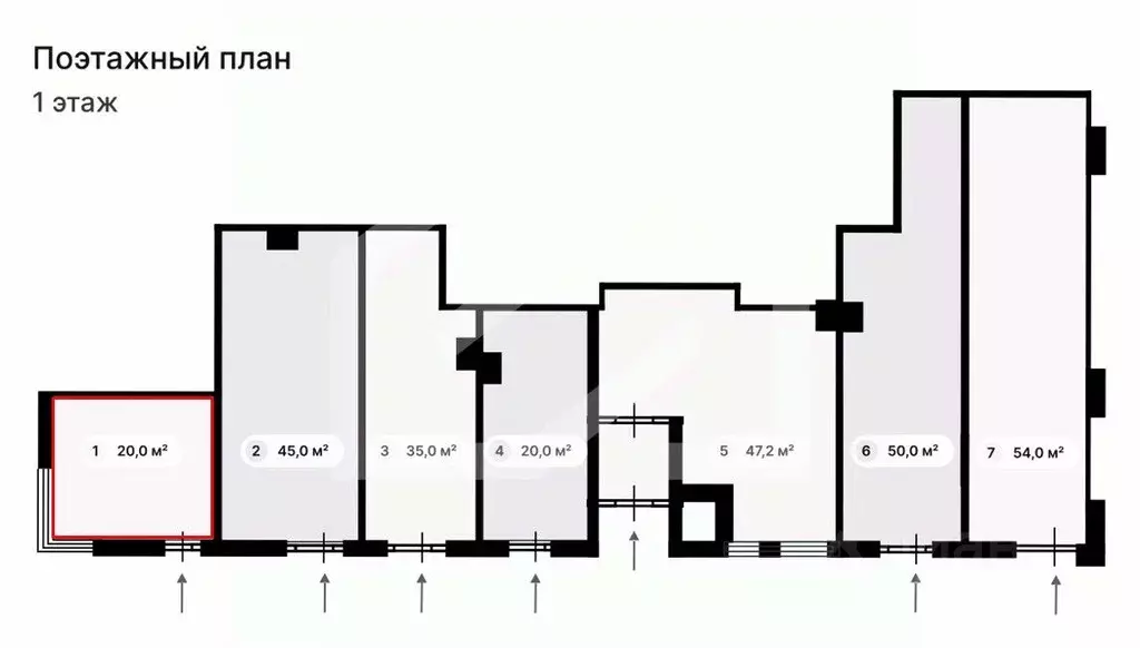 Помещение свободного назначения в Москва Профсоюзная ул., 60/1 (20 м) - Фото 2