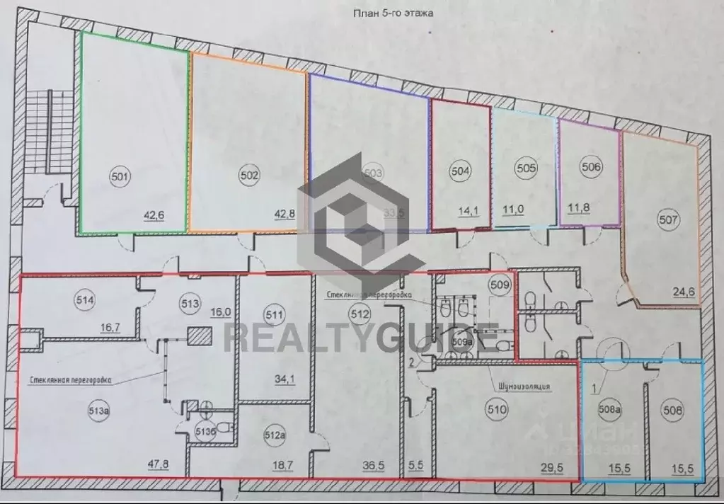 Офис в Москва 2-й Верхний Михайловский проезд, 9С5 (218 м) - Фото 1