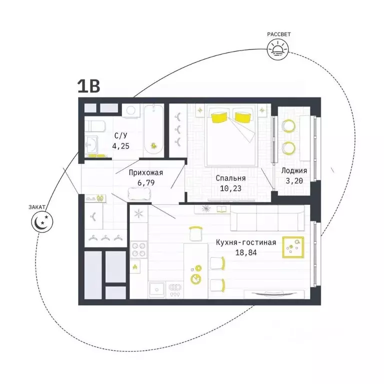 1-к кв. Рязанская область, Рязань Шереметьевская ул., 12к4 (41.71 м) - Фото 1