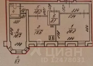 3-к кв. Санкт-Петербург пер. Тучков, 3 (89.1 м) - Фото 2