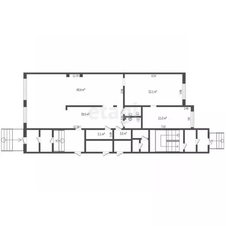 Торговая площадь в Ямало-Ненецкий АО, Новый Уренгой Оптимистов мкр, ... - Фото 2