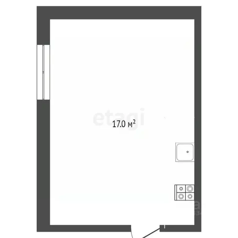 Комната Тюменская область, Тюмень Ставропольская ул., 19 (15.2 м) - Фото 2