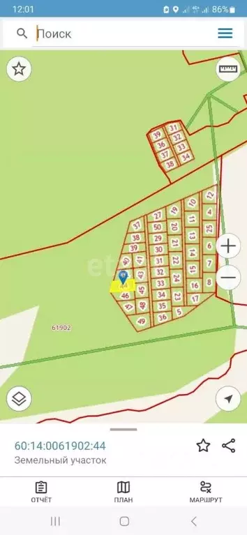 Участок в Псковская область, Палкинский район, Качановская волость, д. ... - Фото 1