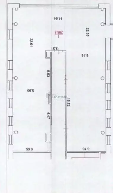 Помещение свободного назначения в Москва Павелецкая наб., 8Б (299 м) - Фото 2