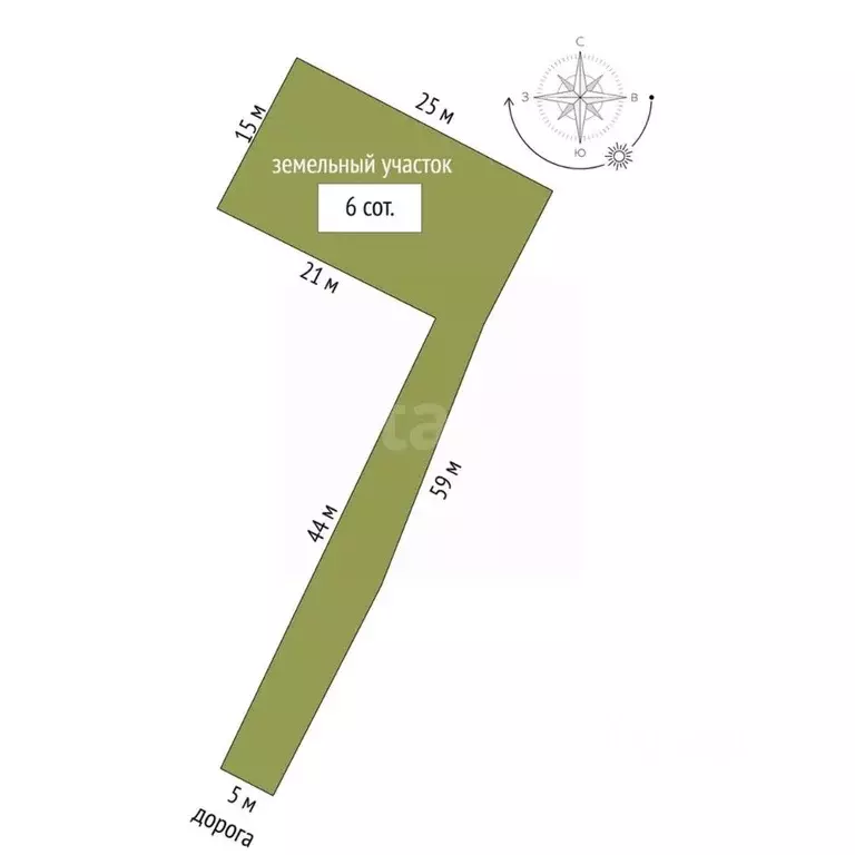 Участок в Крым, Кировский район, Первомайское с/пос, с. Жемчужина ... - Фото 2