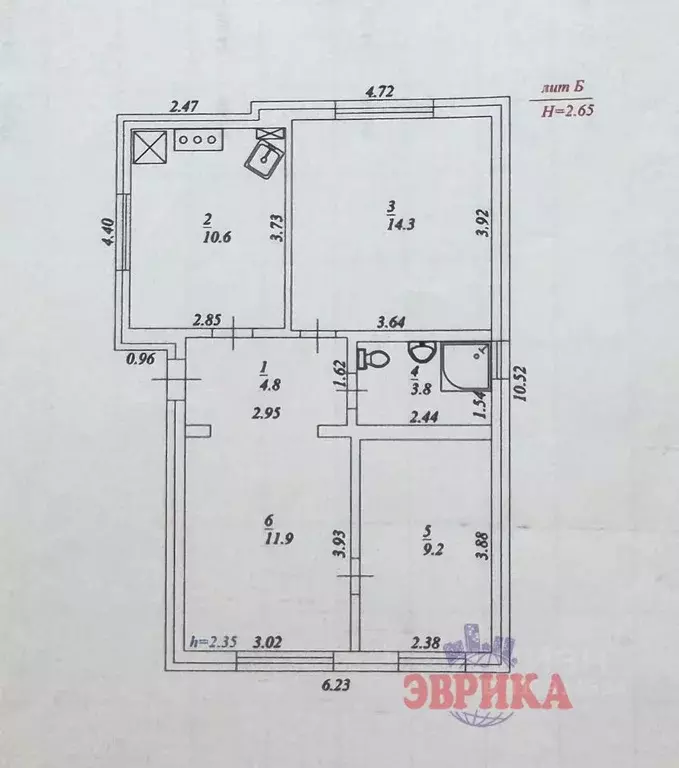 Дом в Краснодарский край, Крымск Колхозная ул., 63А (55 м) - Фото 1
