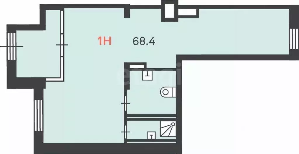 Помещение свободного назначения в Москва Амурская ул., 1/2/2 (68 м) - Фото 2