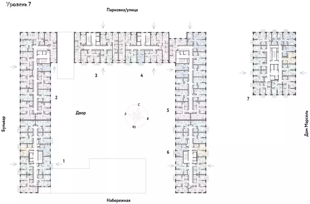 3-комнатная квартира: Тюмень, Береговая улица, 78 (65.64 м) - Фото 0