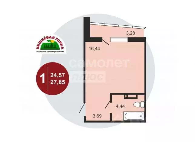 Студия Челябинская область, Челябинский городской округ, пос. ... - Фото 2